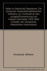 Buchcover Italien im Bannkreis Napoleons. Die römischen Gesandtschaftsberichte...
