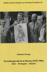Buchcover Verwaltungsreform in Hessen (1945-1981)