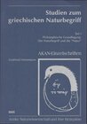 Buchcover Studien zum griechischen Naturbegriff