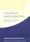 Buchcover Literature and Linguistics