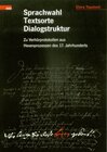 Buchcover Sprachwahl - Textsorte - Dialogstruktur