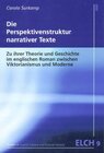 Buchcover Die Perspektivenstruktur narrativer Texte
