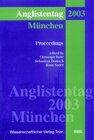 Buchcover Anglistentag. Proceedings of the Conference of the German Association...