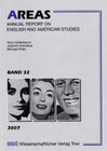 Buchcover AREAS - Annual Report on English and American Studies