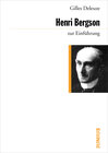 Buchcover Henri Bergson zur Einführung
