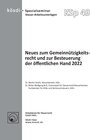 Buchcover Neues zum Gemeinnützigkeitsrecht und zur Besteuerung der öffentlichen Hand 2022