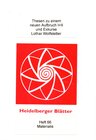 Buchcover Thesen zu einem neuen Aufbruch 1+2 und Exkurse