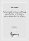 Buchcover Praxisorientierte Untersuchungen zur Fütterung und zum Wachstum von Warmblutfohlen nach dem Absetzen während der Stallha