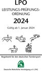 Buchcover Leistungs-Prüfungs-Ordnung (LPO) 2024 - Inhalt
