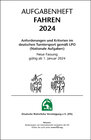 Buchcover Aufgabenheft – Fahren 2024