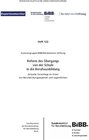 Buchcover Reform des Übergangs von der Schule in die Berufsausbildung