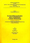 Buchcover Zur Beschäftigungssituation älterer Arbeitnehmer in Baden-Württemberg