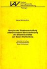 Buchcover Grenzen der Staatsverschuldung unter besonderer Berücksichtigung des Staatshaushaltes von Baden-Württemberg
