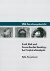 Buchcover Bank Risk and Cross Border Banking