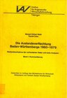 Buchcover Die Auslandsverflechtung Baden-Württembergs 1960 - 1979