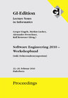 Buchcover GI Edition Proceedings Band 160 Software Engineering 2010 - Workshopband ( inkl. Doktorandensymposium )