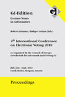 Buchcover GI Edition Proceedings Band 167 4th International Conference on Electronic Voting 2010"