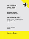 Buchcover GI Edition Proceedings Band 175, Informatik 2010 Bd. 1