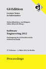 Buchcover GI Edition Proceedings Band 198 Software Engineering 2012 - Fachtagung des GI-Fachbereichs Softwaretechnik