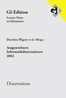 Buchcover GI LNI Dissertations Band 3 Ausgezeichnete Informatikdissertationen 2002