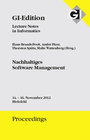 Buchcover GI Edition Proceedings Band 209 Nachhaltiges Software Management