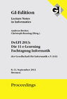 Buchcover GI Edition Proceedings Band 218 - DeLFI 2013 -