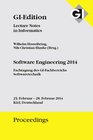 Buchcover GI Edition Proceedings Band 227 - Software Engineering 2014 Fachtagung des GI-Fachbereichs Softwaretechnik -