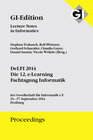 Buchcover GI Edition Proceedings Band 233 DeLFI 2014 - Die 12. e-Learning Fachtagung Informatik der Gesellschaft für Informatik e.