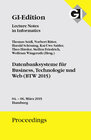 Buchcover GI Edition Proceedings Band 241 Datenbanksysteme für Business, Technologie und Web (BTW 2015)