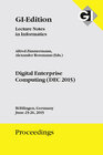 Buchcover GI Edition Proceedings Band 244 Digital Enterprise Computing (DEC 2015)