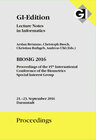 Buchcover GI Edition Proceedings Band 260 BIOSIG 2016 Proceedings of the 15th International Conference