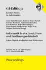 Buchcover GI Edition Proceedings Band 278 Informatik in der Land-, Forst- und Ernährungswirtschaft