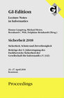 Buchcover GI Edition Proceedings Band 281 SICHERHEIT 2018