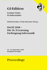 Buchcover GI Edition Proceedings Band 284 "DeLFI 2018"