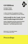 Buchcover GI Edition Proceedings Band 287 Informatik in der Land-, Forst- und Ernährungswirtschaft