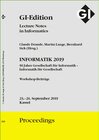 Buchcover GI Edition Proceedings Band 295 INFORMATIK 2019, Workshop-Beiträge,