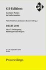 Buchcover GI Edition Proceedings Band 297 "DeLFI 2019"