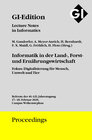 Buchcover GI Edition Proceedings Band 299 Informatik in der Land-, Forst- und Ernährungswirtschaft