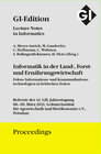 Buchcover GI Edition Proceedings Band 309 Informatik in der Land-, Forst- und Ernährungswirtschaft