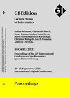 Buchcover GI Edition Proceedings Band 315 "BIOSIG 2021"