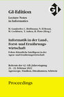 Buchcover GI Edition Proceedings Band 317 Informatik in der Land-, Forst- und Ernährungswirtschaft
