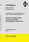 Buchcover GI Edition Proceedings Band 321 "SEUH 2022" Software Engineering im Unterricht der Hochschulen