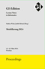 Buchcover GI Edition Proceedings Band 348 "Modellierung 2024"