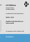 Buchcover GI LNI Seminars Band 16 - SKILL 2020