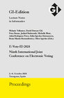 Buchcover GI Edition Proceedings Band 359 "E-Vote-ID 2024"