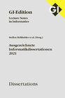 Buchcover GI LNI Dissertations Band 22 - Ausgezeichnete Informatikdissertationen 2021