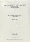Buchcover Epistolae saeculi XIII e regestis pontificum Romanorum selectae 3
