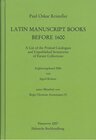 Buchcover Latin Manuscript Books before 1600