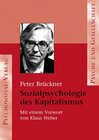 Buchcover Sozialpsychologie des Kapitalismus