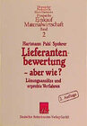 Buchcover Lieferantenbewertung - aber wie?